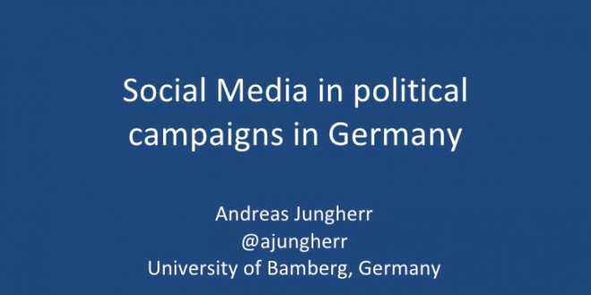 Alman Siyasi Kampanyalarında Sosyal Medya