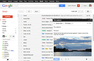 Gmail'e Yeni Güncelleme Geldi